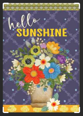 EB Garden  Flag - Hello Sunshine