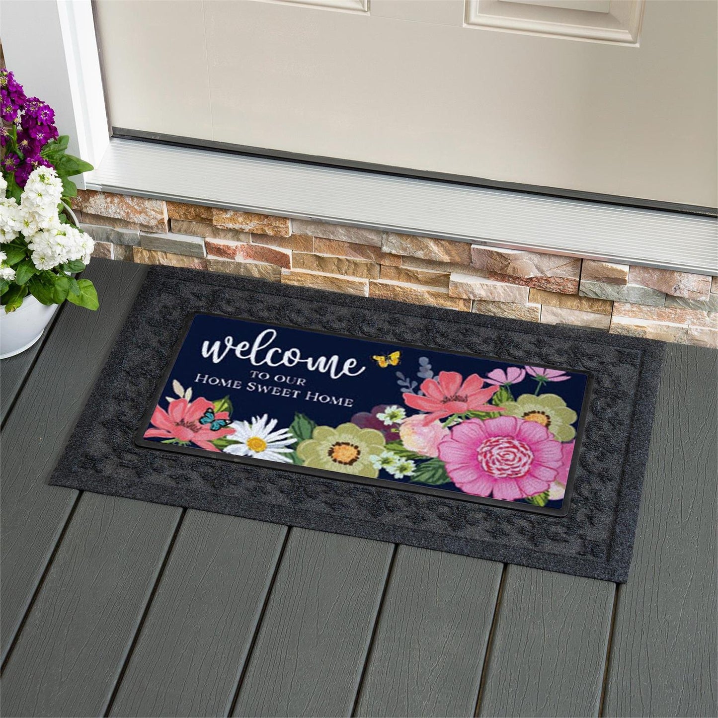 Sassafras Mat Tray - Embossed Fleur de Lis