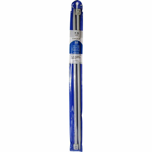 Unique Single Pnt Knit Needle 7.5mm 14"