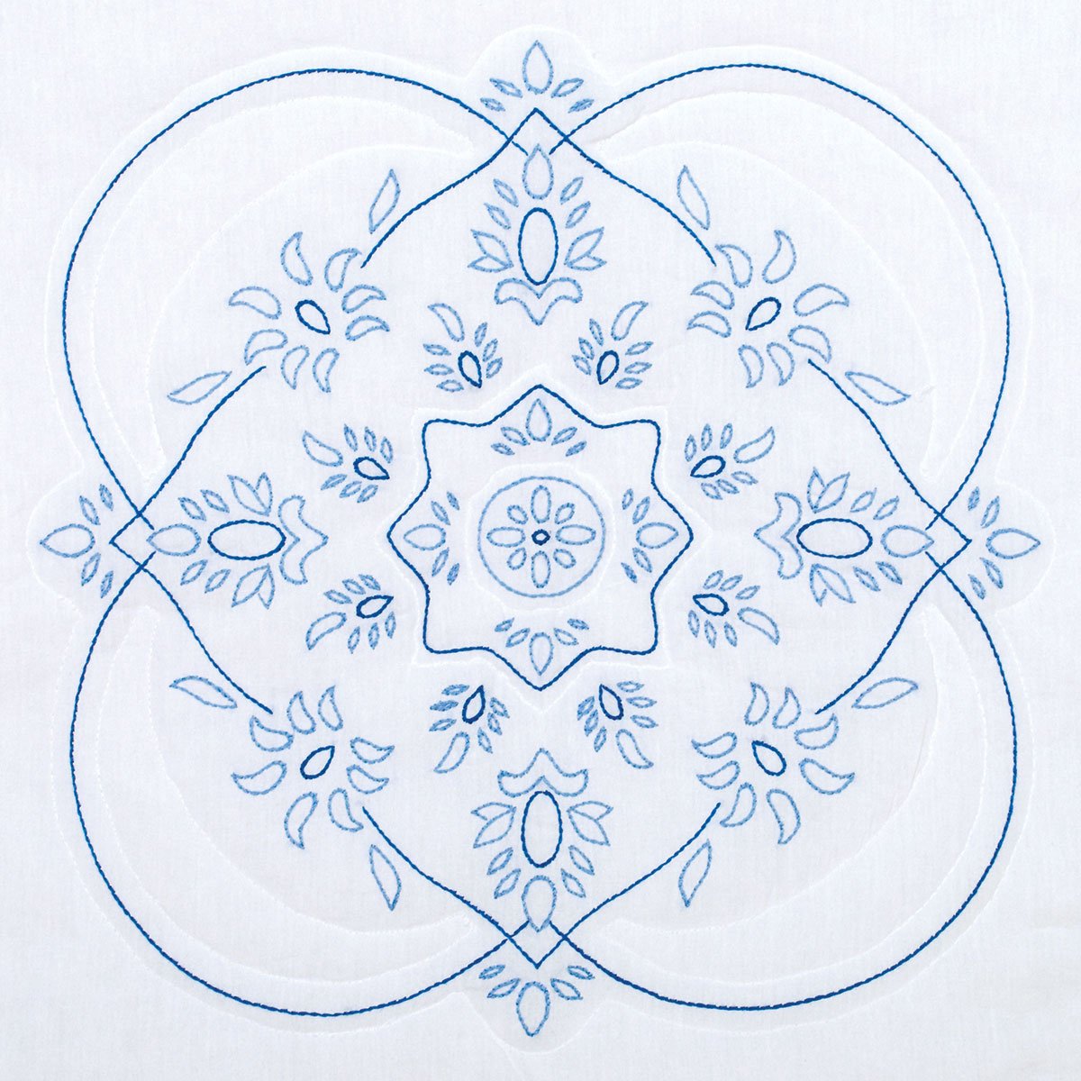 *18" Quilt Blocks - Blue Floral