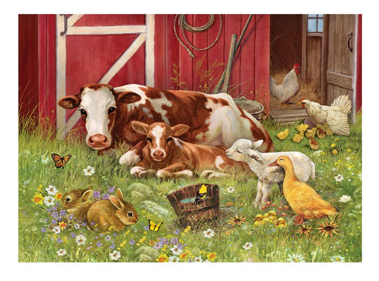 Tray Puzzle 35pc - Barnyard Family 58899