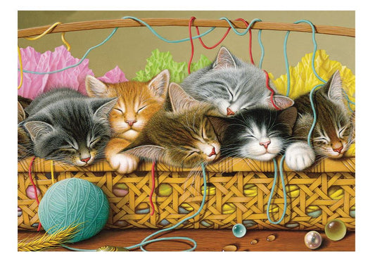 Tray Puzzle 35pc - Kittens In Basket 58865