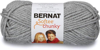 Bernat Softee Chunky 100g - Grey Heather 28046