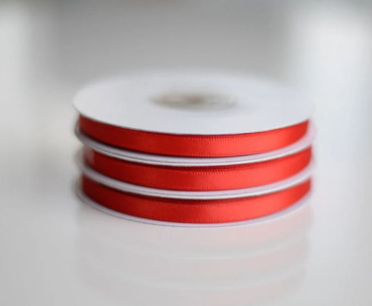 Craft Ribbon Red 6mm 2026026