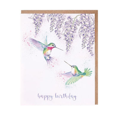 Wrendale Card - Wisteria Wishes