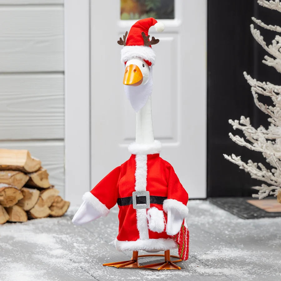 EE Porch Goose Outfit - Mr. Claus
