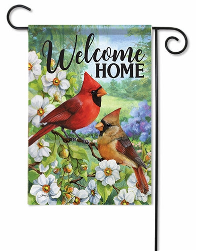 *EB Garden Flag - Cardinals Glitter