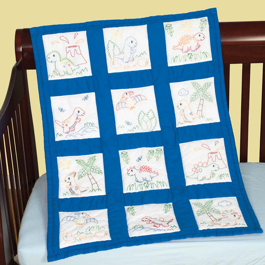 Nursery Quilt Blocks - Dinosaurs 922