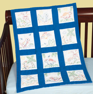 Nursery Quilt Blocks - Dinosaurs 922