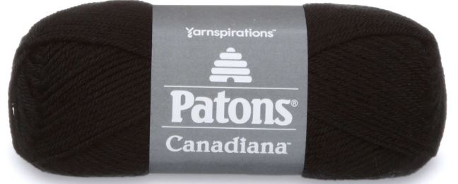 Patons Canadiana 100g - Black 10040