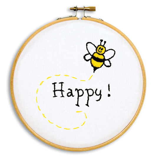 6" Hoop Kit - Bee Happy 962