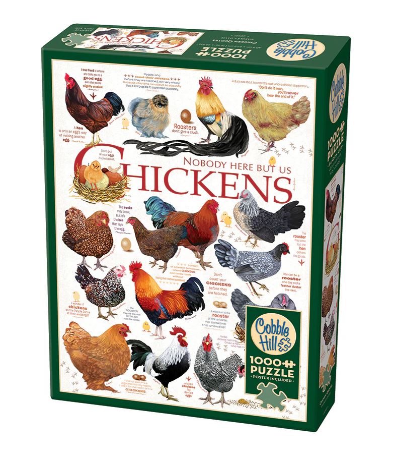 Puzzle 1000pc - Chicken Quotes 40137