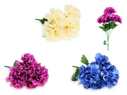 Dahlia Ball Bush Assorted 5Head - Harvest 12.6"