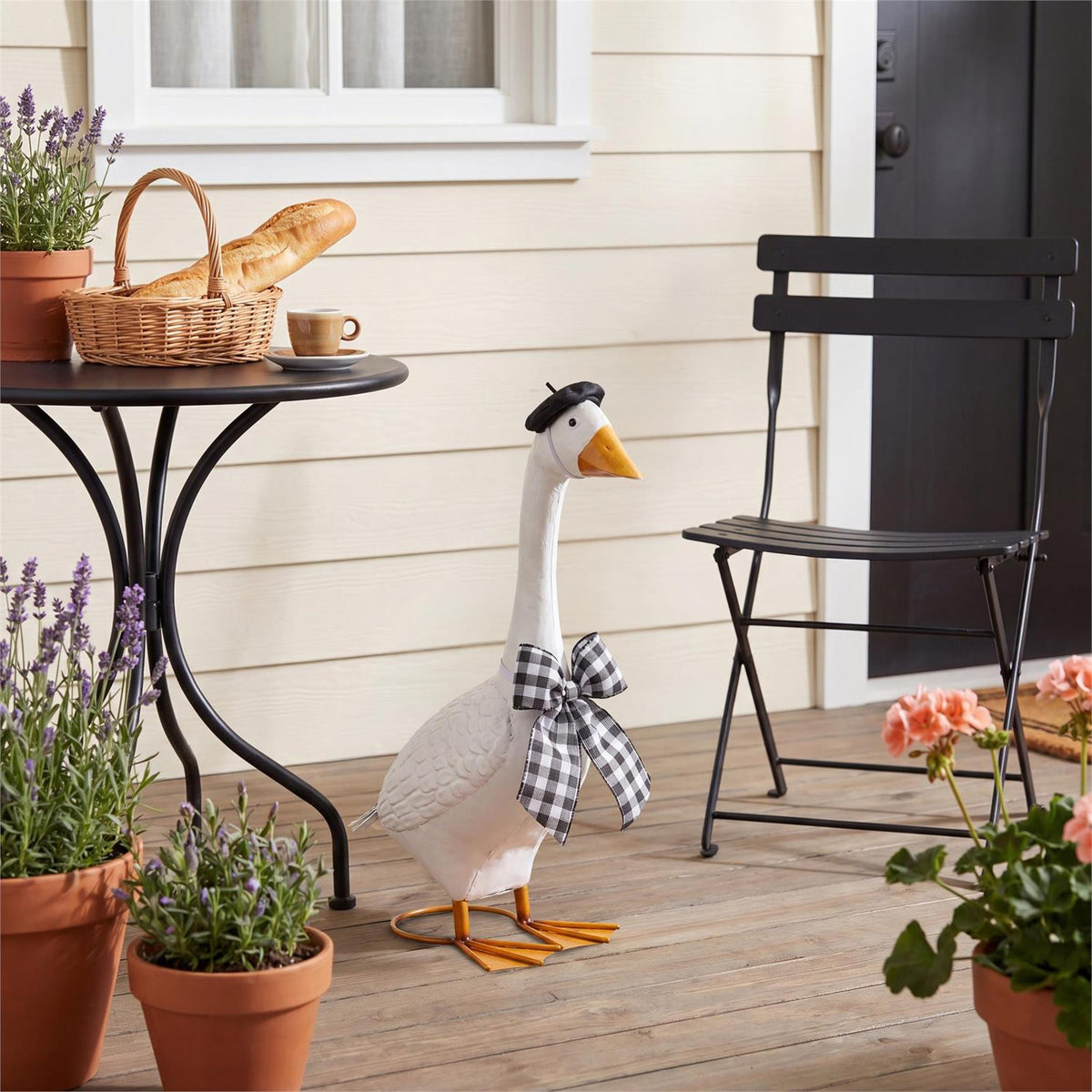 EE Porch Goose Accessory Set - French Beret & Bow