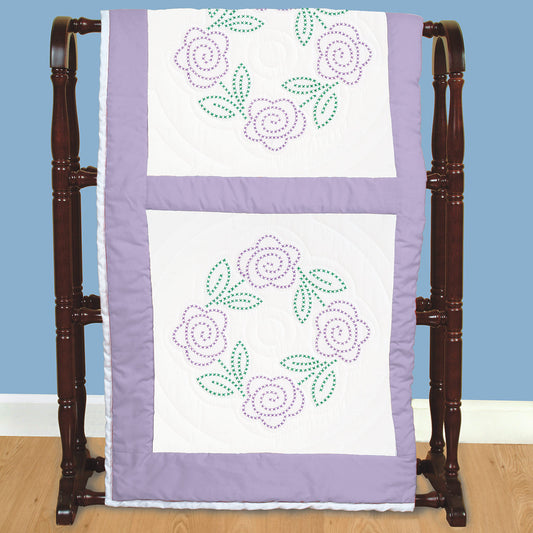 18" Quilt Blocks - Four XX Roses 50