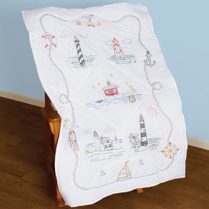 Lap Quilt - Lighthouses