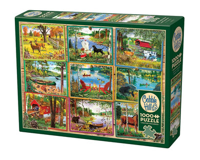 Puzzle 1000pc - Postcards From Lake Country 40231