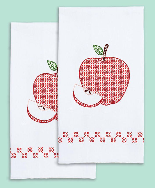 *Deco Hand Towel-Apple