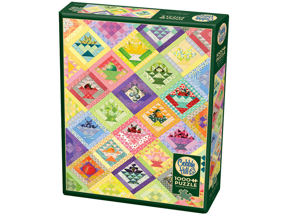 Puzzle 1000pc - Fruit Basket Quilt 80267