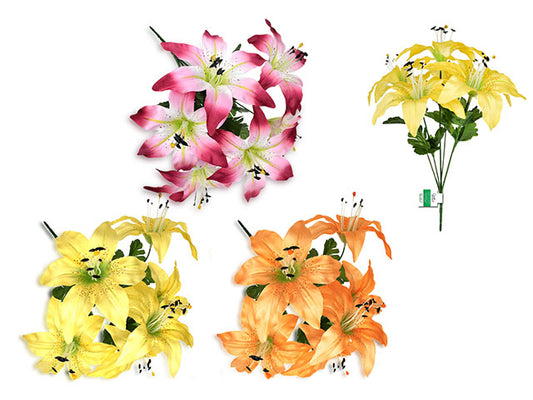 MC Tiger Lily Asst 13" 5 Heads