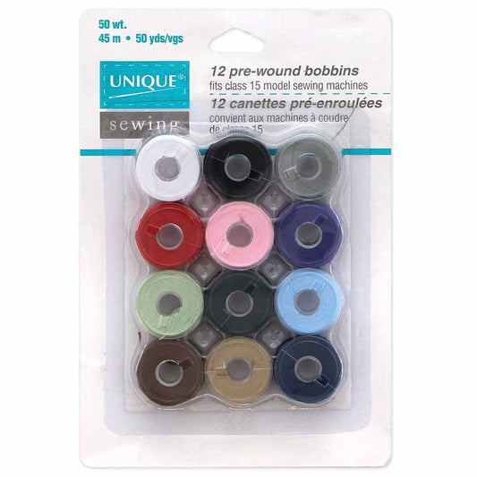 Pre-Wound Reusable Bobbins