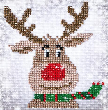 Diamond Dotz - Christmas Reindeer Picture - Beginner DD2.028