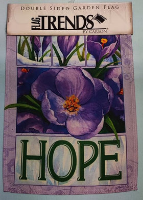*EB Garden Flag - Hope Crocus