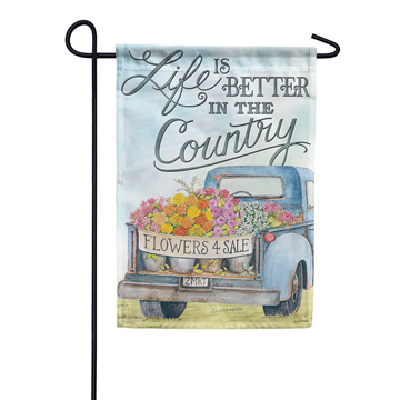 *EB Garden Flag - Life Is Better In The Country