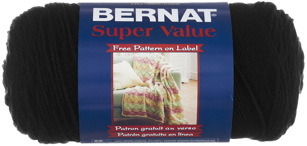 Bernat Super Value 197g - Black 07421