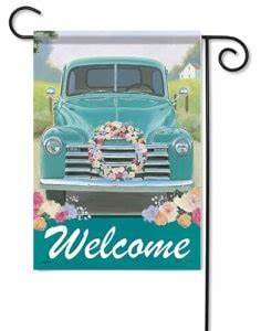 *EB Garden Flag - Country Truck Foil