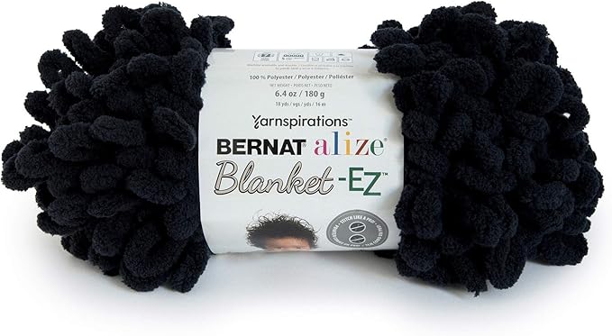 Bernat Alize Blanket 180g - Black 37015