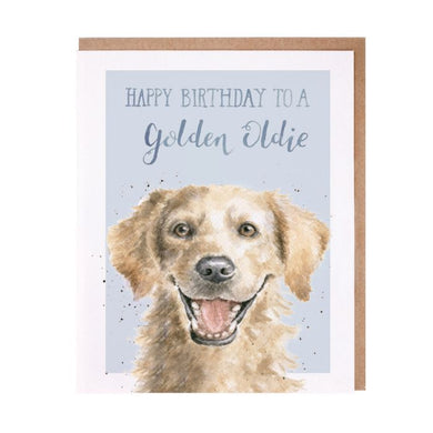 Wrendale Card - Golden Oldie Dog