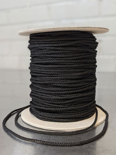 Braided PolyCord 3mm Black 194-003