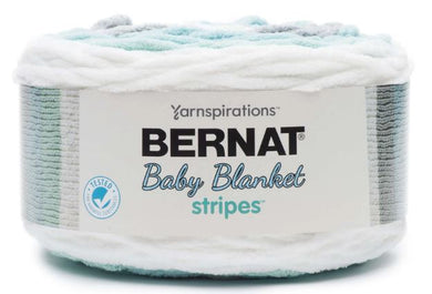 Bernat Baby Blanket Stripes 300g - Seaglass