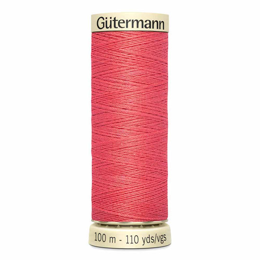 Gut Poly Thread 100m - Coral Red 378