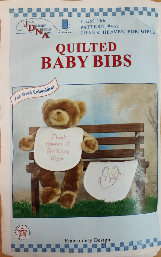 *Quilted Baby Bibs-Thank Heaven For Little Girls