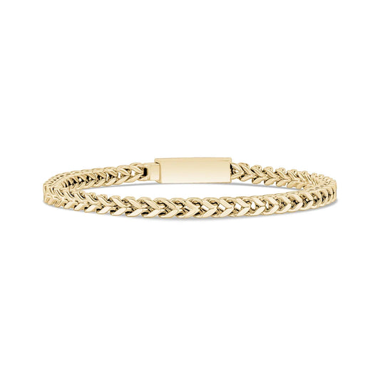 ARZ Bracelet - Franko Link Gold 4mm 7.5" B202