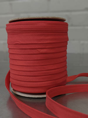 Polycotton Bias Tape Red 629-008 - 13mm