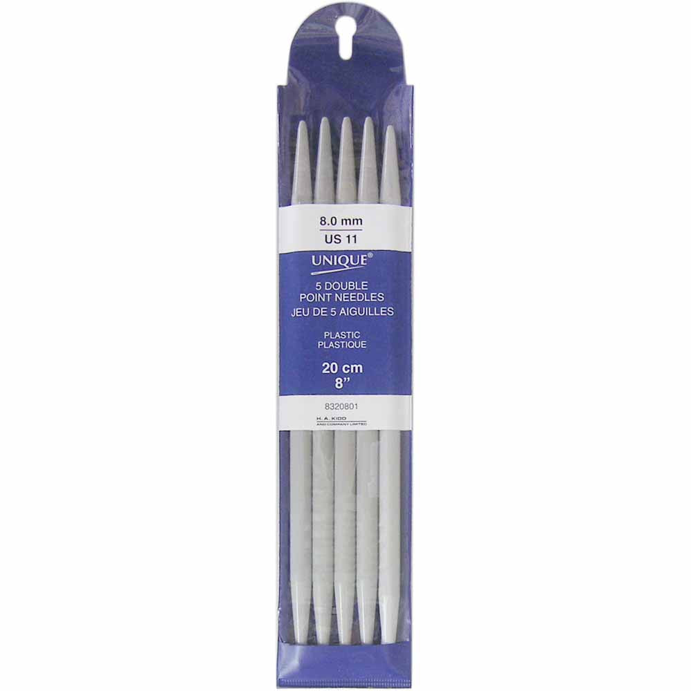 Plastic Knitting Needle Dbl Point 8mm 8320801