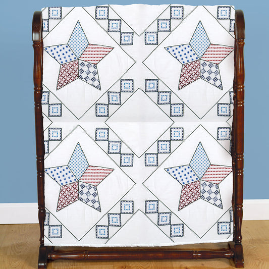18" Quilt Blocks - Interlocking Star