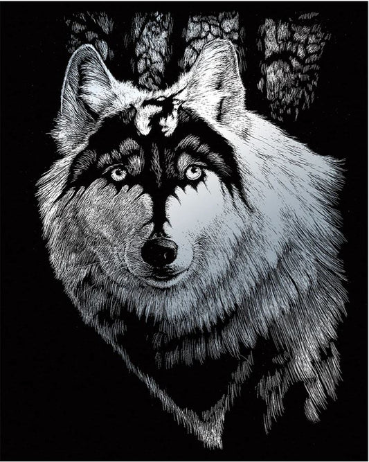 EGR Art - Dragon Wolf Silver SILF28