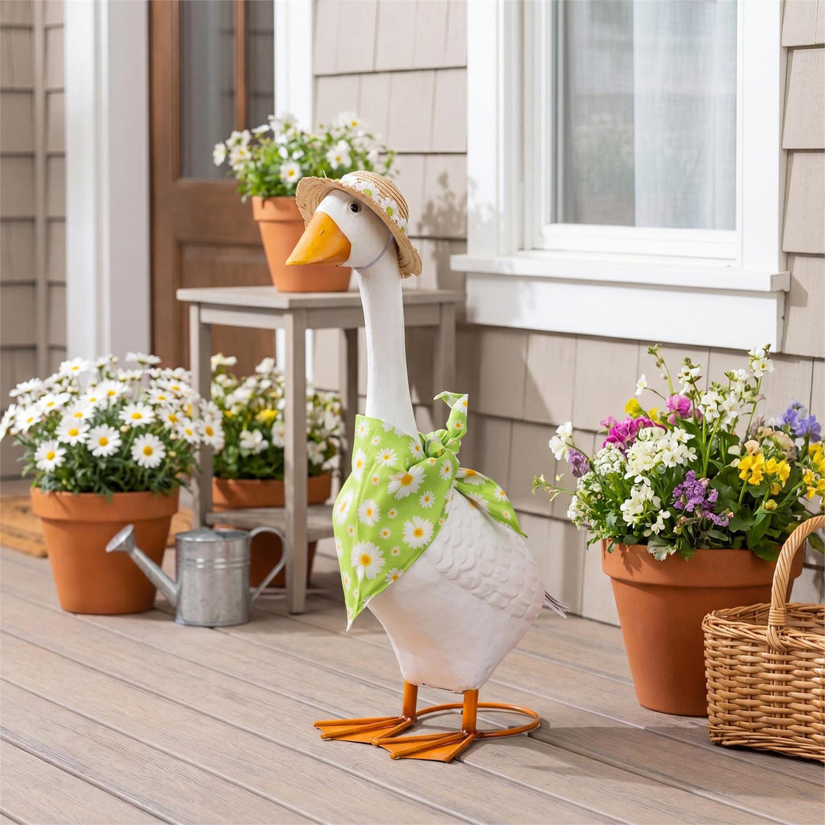 EE Porch Goose Accessory Set - Hat & Daisy Bandana