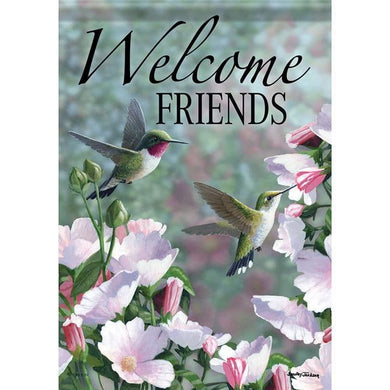 EB Garden Flag - Hummingbirds