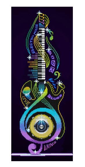Diamond Dotz -Guitar Icon DD10.042