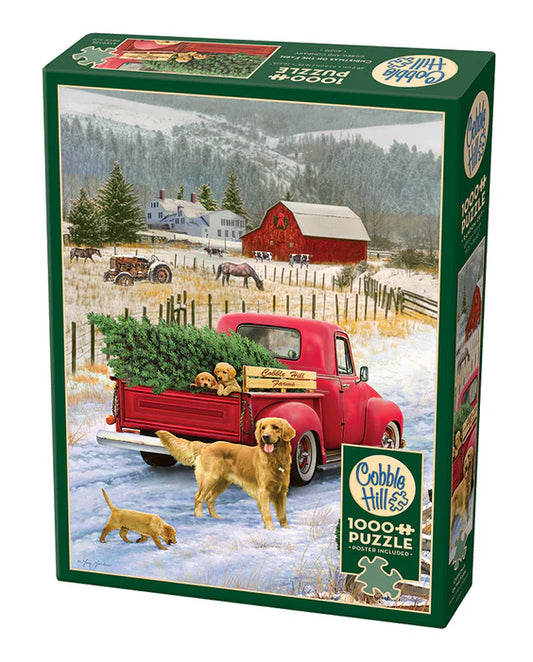 Puzzle 1000pc - Christmas On The Farm 40215