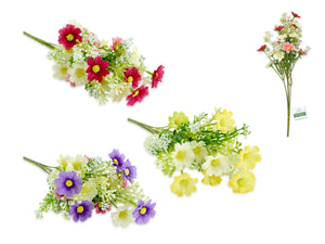 MC Mini Daisy Bush w/Gyp 13" Asst - Spring Fling