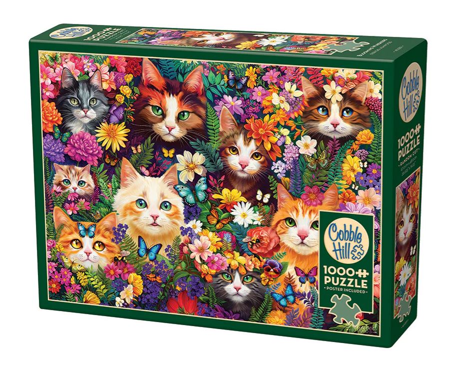 Puzzle 1000pc - Blooming Whiskers 40289