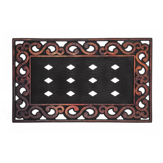 Sassafras Variegated Scroll Mat Tray