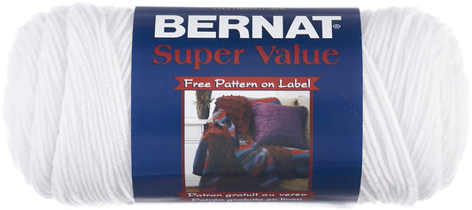 Bernat Super Value 197g - White 07391