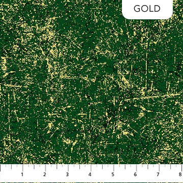 NC Printed Cotton 45" - Glisten Holiday Luxe Pine 10333M-73